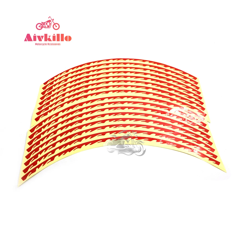 Car Motorcycle Wheel Rim Tape Stickers Vinyl Decals Fit For Honda Kawasaki Suzuki Yamaha Ducati BMW