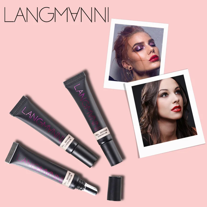 

Hose Concealer Cream Face Eye Foundation Makeup Cosmetic Waterproof Concealer Cream Cover Freckles Acne Marks Dark Circles TSLM1