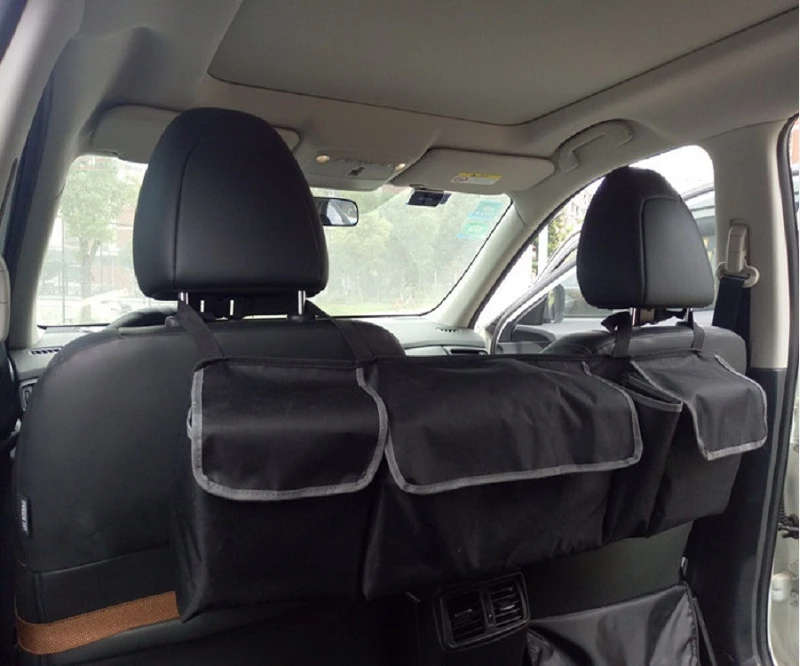 

Car Trunk Organizer Adjustable Backseat Storage Bag Net High Capacity Multi-use Oxford Automobile Seat Back Organizers Universal