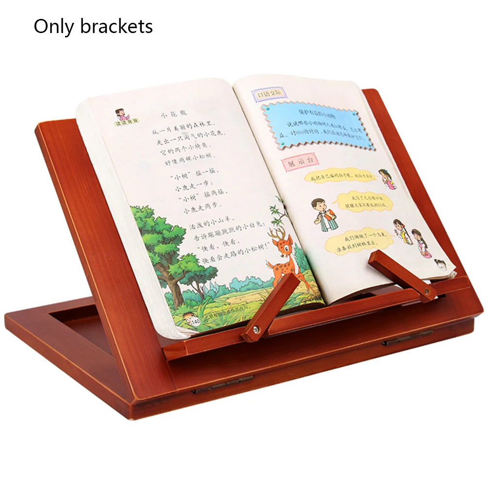 

Student Drawing Wooden Home Office Tablet Adjustable Angle Book Stand Table Reading Bracket Lectern Foldable Childern Stationery