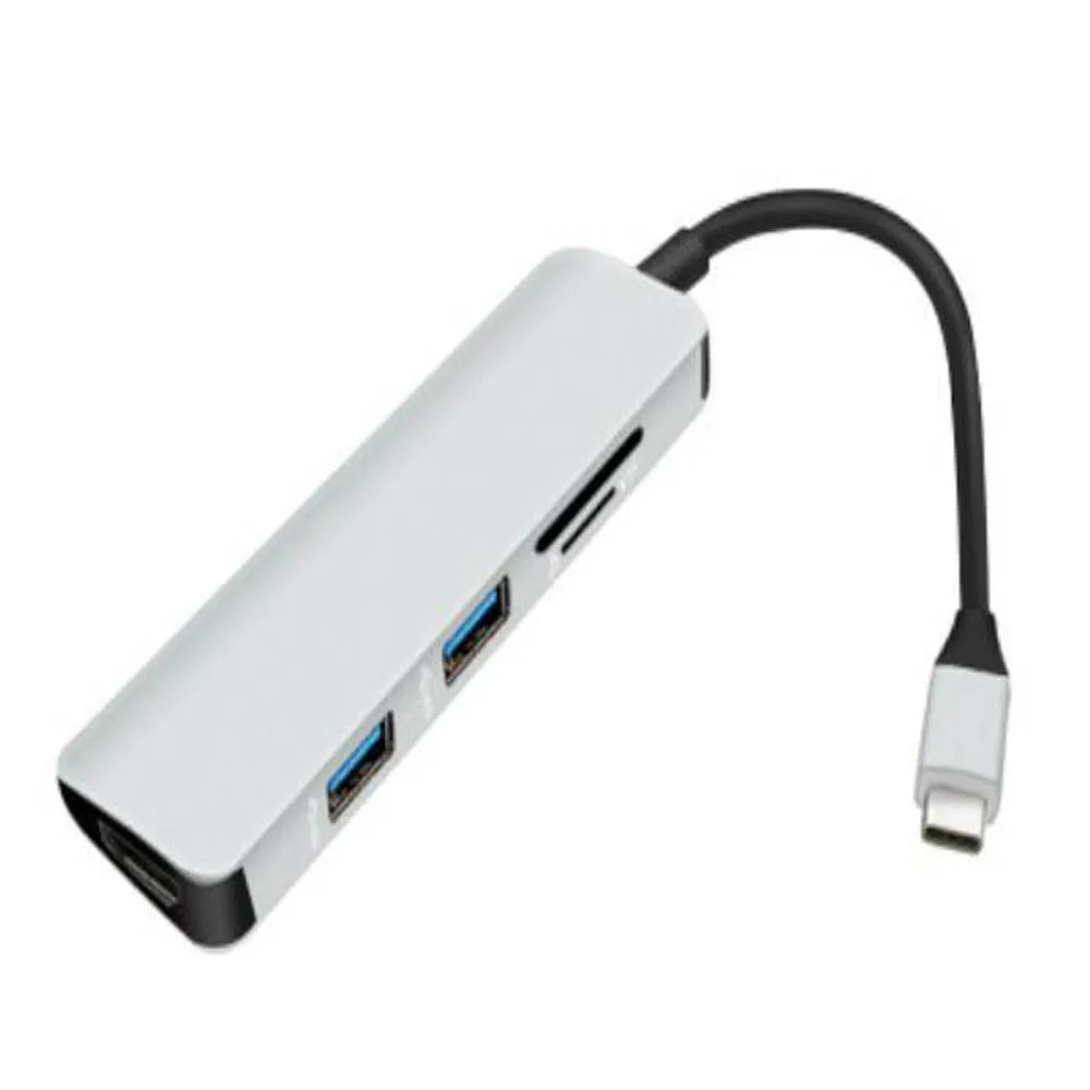 5 в 1 USB C концентратор типа C к USB 3,0 концентратор 4 к HDMI SD/TF кардридер адаптер для samsung Galaxy S9/S8 huawei P20 Pro type C usb-концентратор