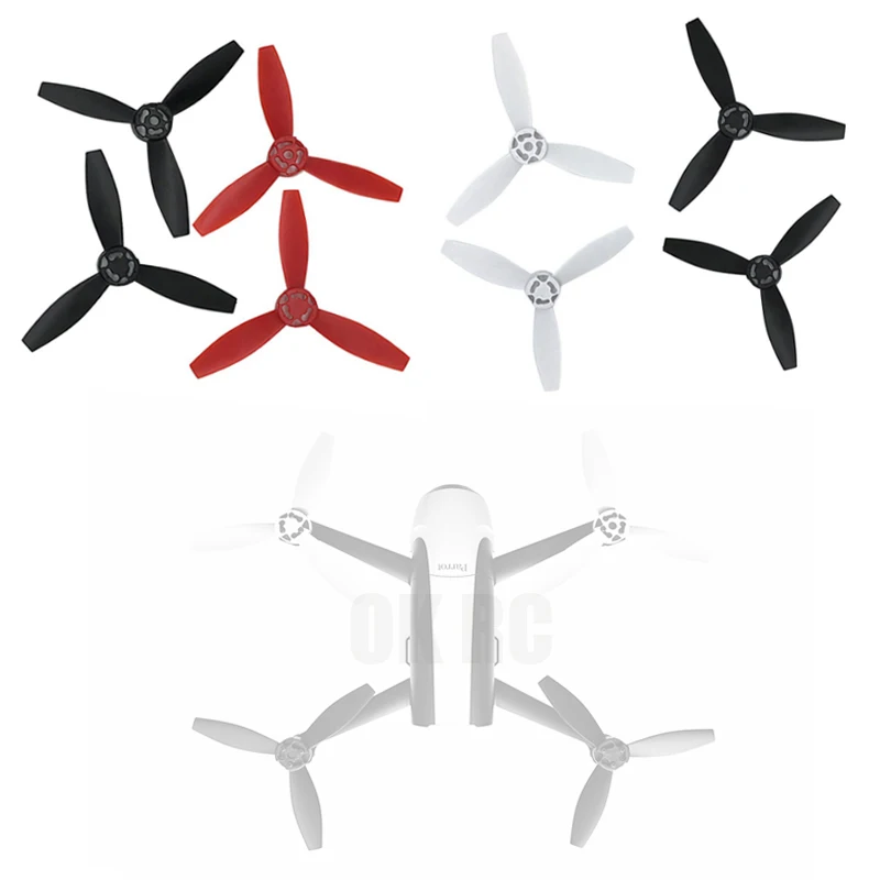 4 шт. Пропеллер для Parrot Bebop 2 Drone Props Blade Upgrade роторный воздушный винт