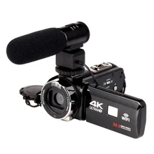 Горячая новинка, профессиональная спортивная видеокамера Ultra HD 4K Wifi с дистанционным управлением, ночное видение, 3,0 дюйма, сенсорный ЖК-экран, водонепроницаемая камера