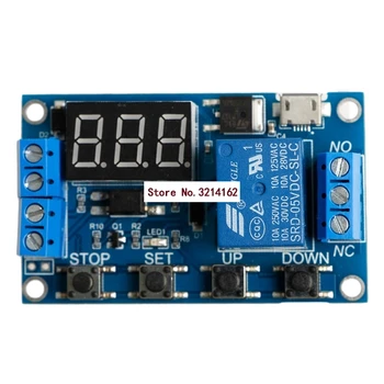 

6-30V Relay Module Switch Trigger Time Delay Circuit Timer Cycle Adjustable 07NOV