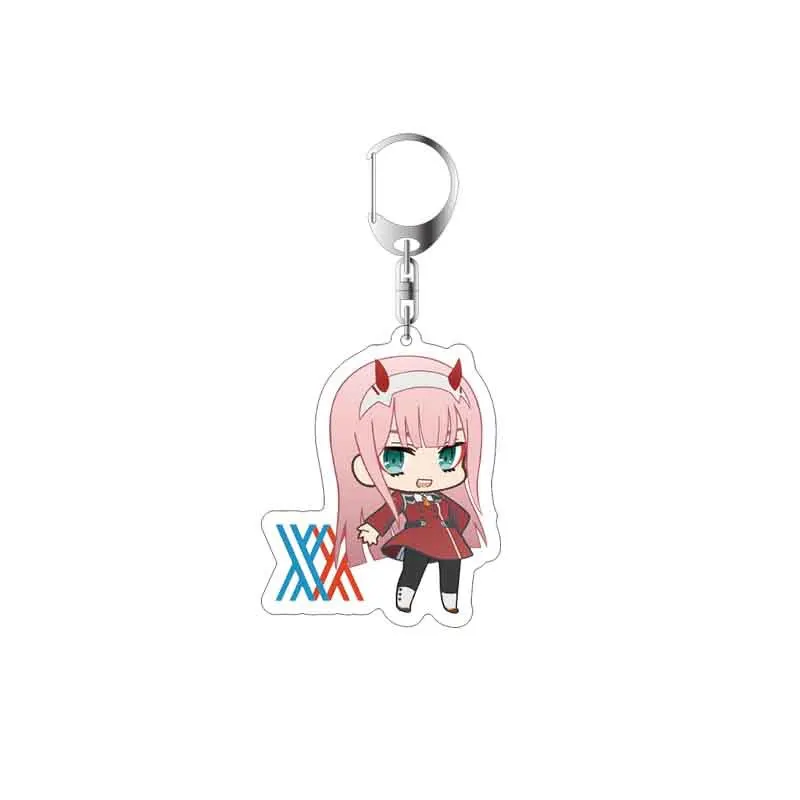 Darling dans le franxx Anime Acrylique recueillir Porte-clés Porte-clés Key Holder 