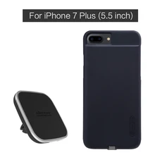 Nillkin Qi автомобильное беспроводное зарядное устройство pad приемник чехол для iPhone 7, 7 Plus автомобильный QI держатель беспроводного зарядного устройства Магнитный вентиляционный коврик