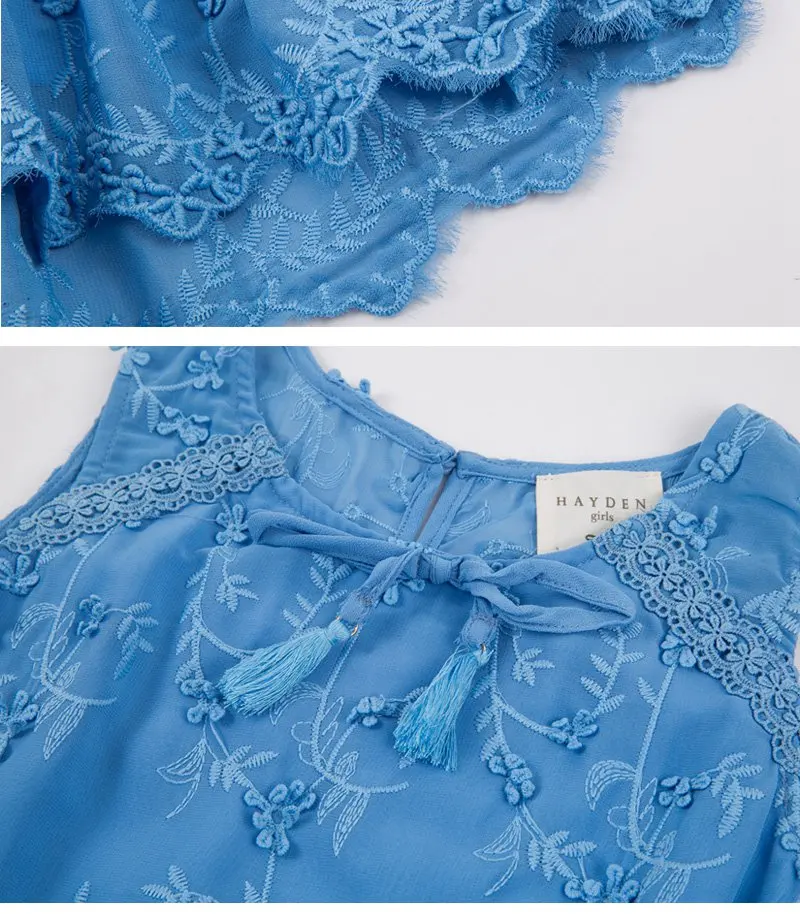 3d flower dress girls G5240-14