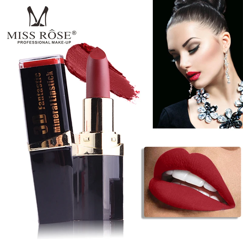 Miss Rose 42 цвета (37-42 #) матовая губная помада макияж для губ оттенок красные губы