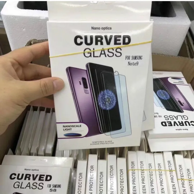

Screen Protector Tempered Glass For Samsung Galaxy S10 S9 S8 Plus Note9 Note8 S7 S6edge 3D Curved Liquid Glass Film