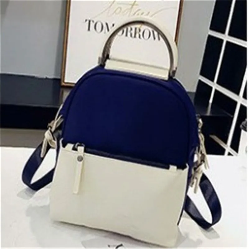 

Miyahouse High Quality PU Leather Woman Backpack Fashion Panelled Color Lady Rucksack Korean Style Female Casual Travel Bag