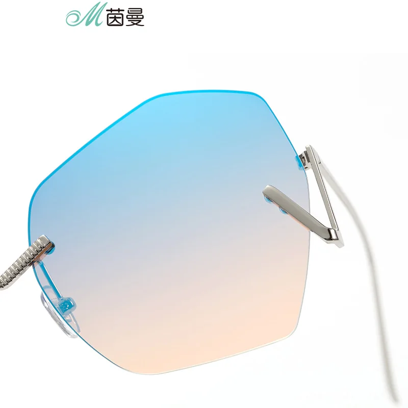 INMAN 2019 Metal Frame Light Silver Color Sexangle Shape UV Sunlight Protect Sunglasses INMAN 2019 Metal Frame Light Silver Color Sexangle Shape UV Sunlight Protect Sunglasses