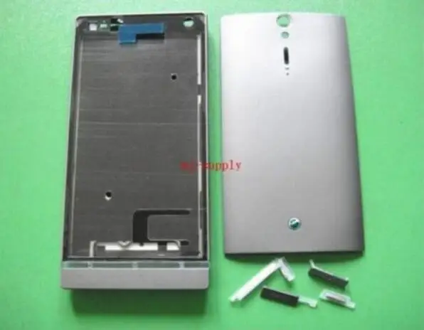 

Full Good Housing Front Frame Chassis + Back Battery Cover Case+Keypad for Sony Ericsson Xperia S LT26i LT26