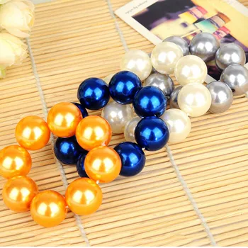 

Hair Rope Imitation Pearl Shell Rhinestone Charms Elastic Rubber Band Headwear Braiders