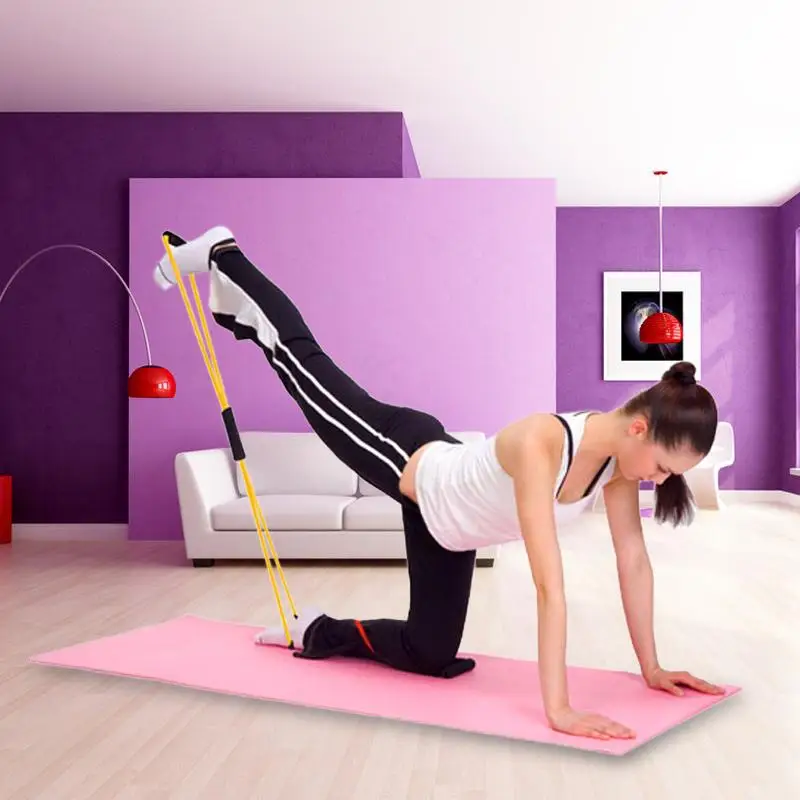 <+> Утилита Multi-Color 8 Shaped Эластичный Веревка Напряжение Грудь Эспандер Yoga Pilates Спорт Фитнес- ①