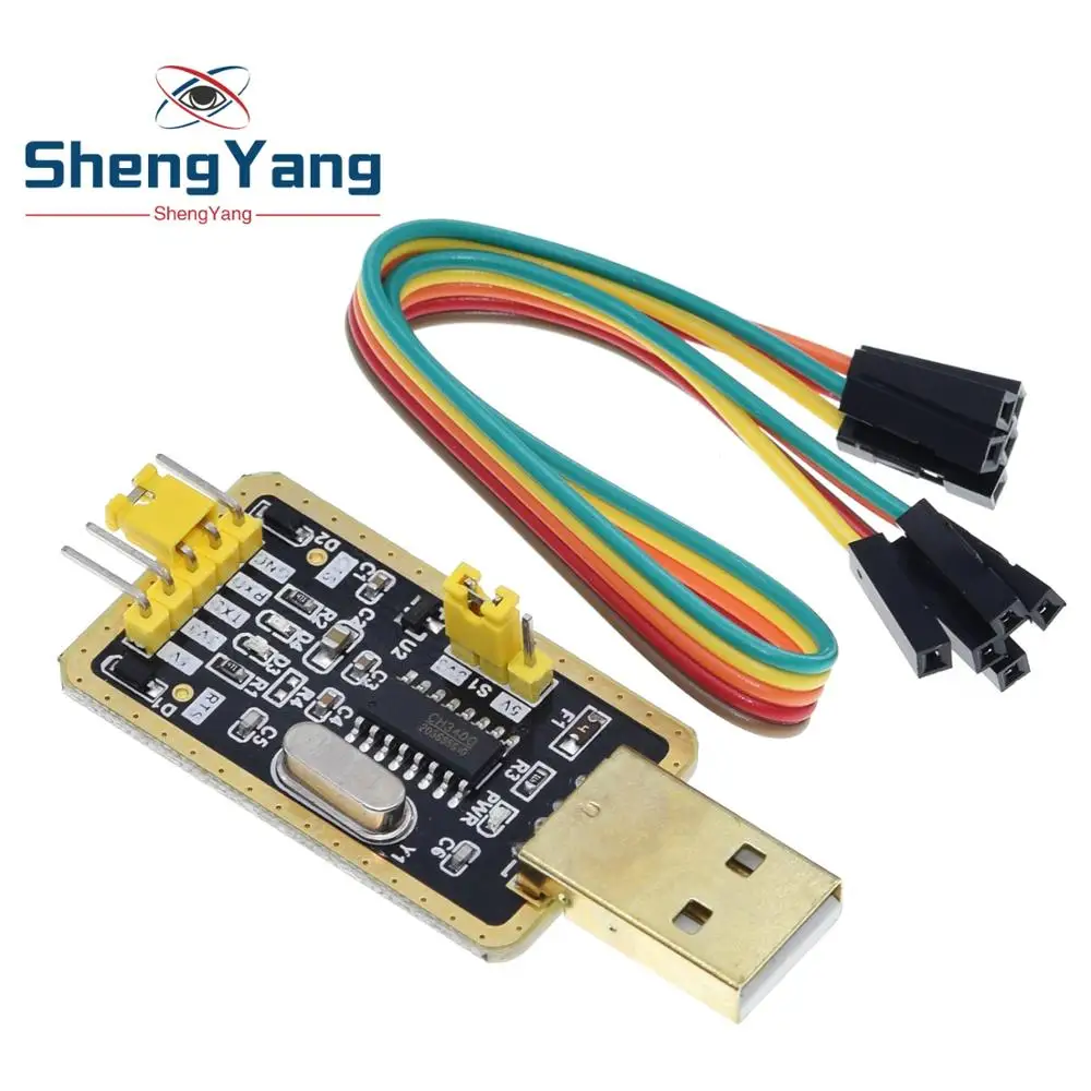 Модуль ShengYang CH340 вместо PL2303 CH340G RS232 к TTL 1 шт. модуль обновления USB последовательному