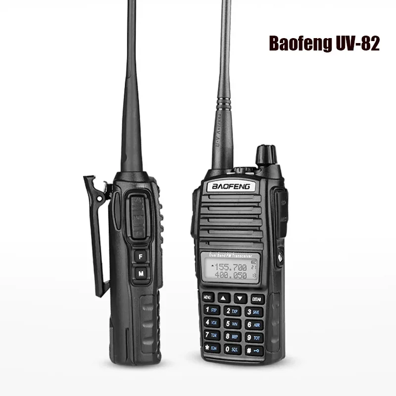 Baofeng UV 82 Двухдиапазонная рация VHF UHF 136 174 400 520MHZ 8W Дальность двухстороннее радио