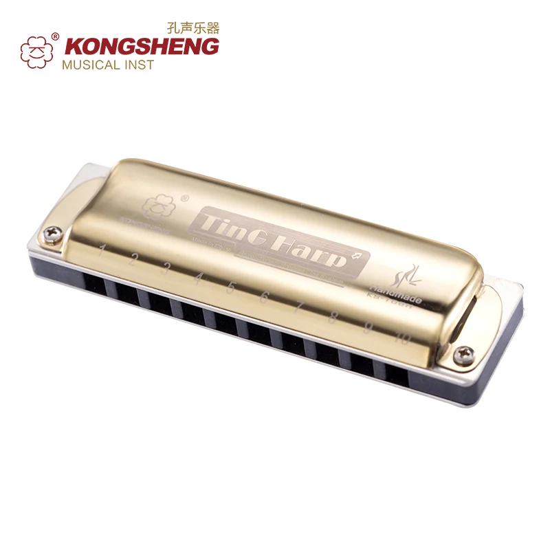 Музыкальный инструмент KONGSHENG Diatonic 10 отверстий клавиша арфа C/D/E/FG/A/Bb|mouth organ|blues