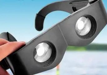 Открытый рыболовные очки телескоп Лупа бинокулярный высокой четкости ночного видения 10 портативный зум увеличение прозрачные очки 20 - Цвет: A