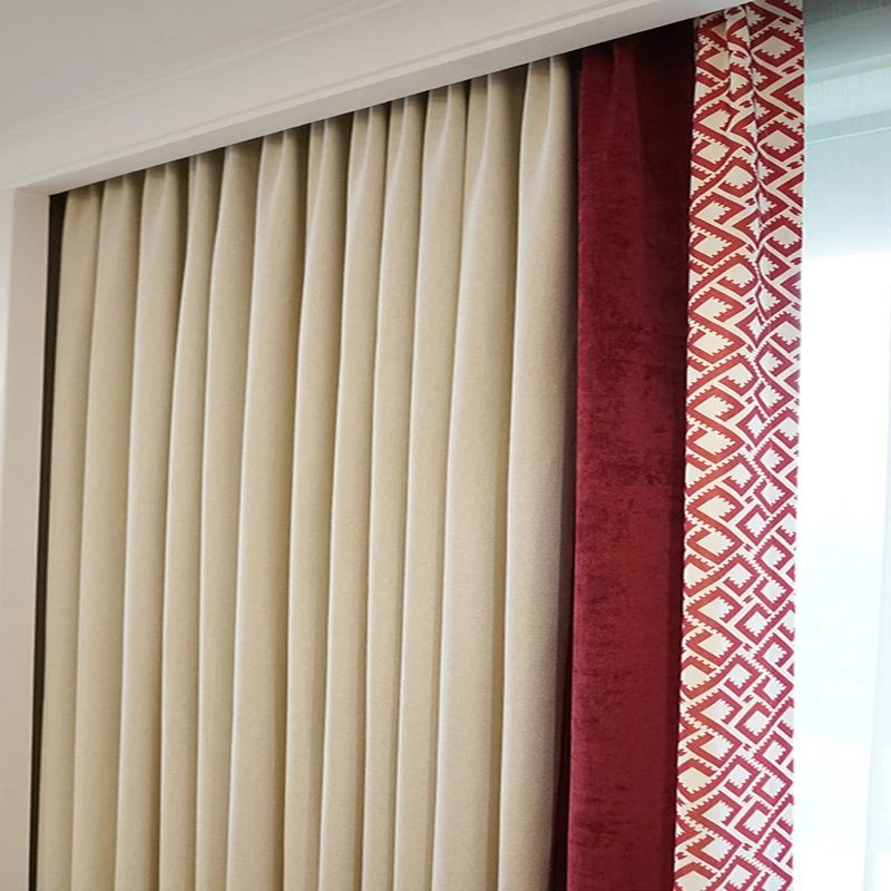 Us 97 3 30 Off Custom Nordic Luxury Curtain Bedroom Curtains Thicken Living Room Patchwork Design Dormitorio Christmas Window Rings In Us 97 3 30 Off Custom Nordic Luxury Curtain Bedroom Curtains Thicken Living Room Patchwork Design Dormitorio Christmas Window Rings In