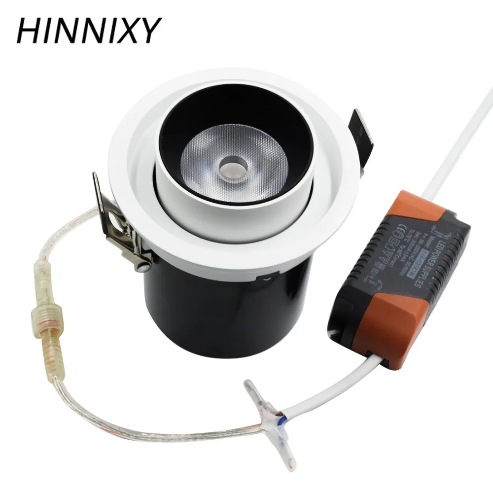 

Hinnixy LED 10W 20W Stretch Downlight 220V-240V 90mm 120mm Cut Hole Warm White Cold White Downlights Livingroom Lighting Fixture