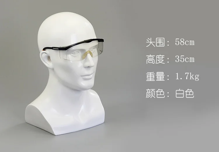 

New Arrival Best Quality Fiberglass Male Head Mannequin Colorfull Manufacturer In China