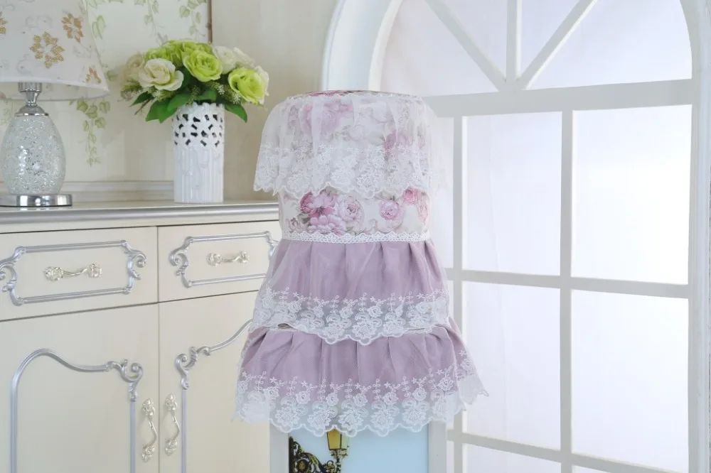 Classical Drinking fountains Dust jacket cover Water dispenser covers Korean fashion lace fabric drinking fountains protection (8)