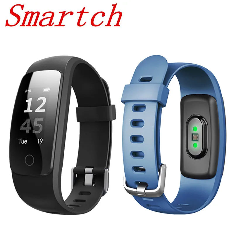 

Smartch ID107 Plus HR GPS Smart Bracelet Heart Rate Monitor Pedometer Bluetooth Fitness Activity Sports Tracker Wristb