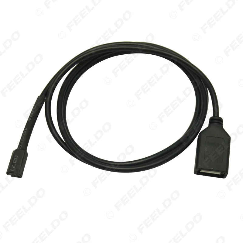 FEELDO автомобильный оригинальный 4 контактный разъем к USB адаптеру Conector для Nissan Teana