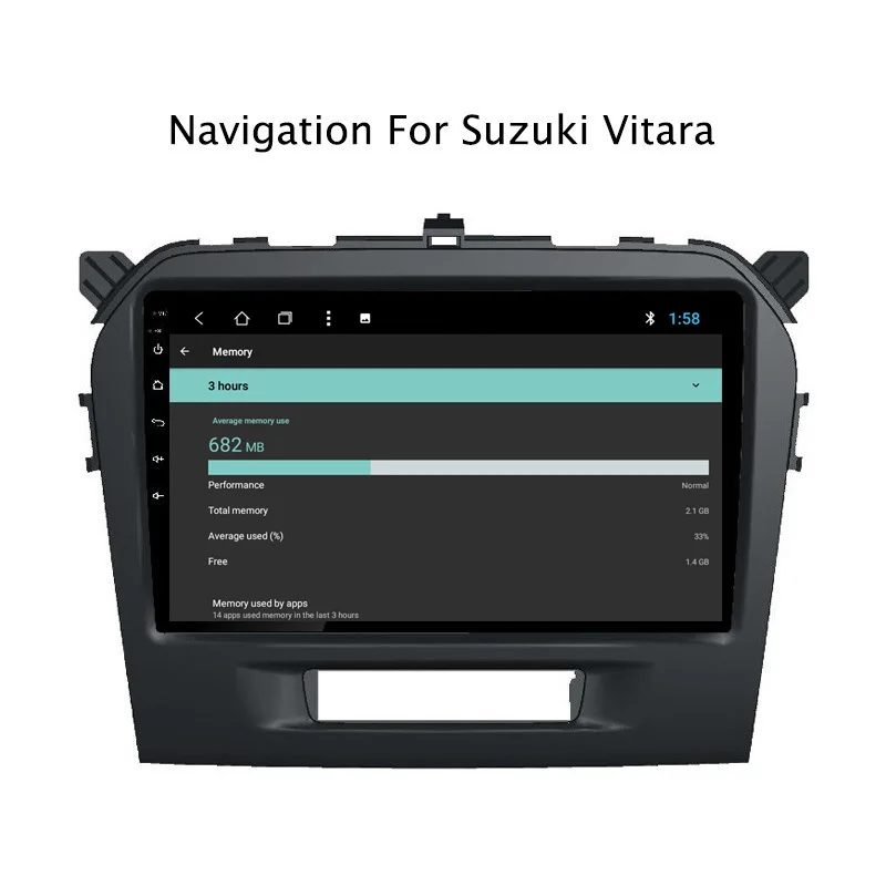 Clearance NAVITOPIA 9inch 2G RAM 32G ROM Android 8.1 Car DVD Multimedia GPS Navigation for Suzuki Vitara 2015 2016 8