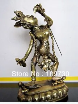 

bir 00418 Tibetan Buddhist DAKINI bronze buddha statue