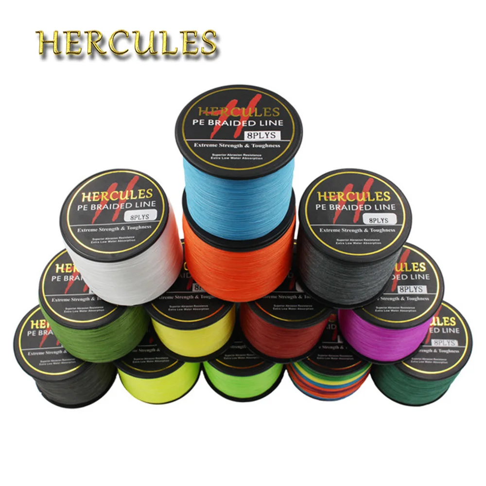 

Hercules 8 Strands 1000M PE Braided Fishing Line tresse peche Saltwater Fishing Weave Superior Extreme Super Strong