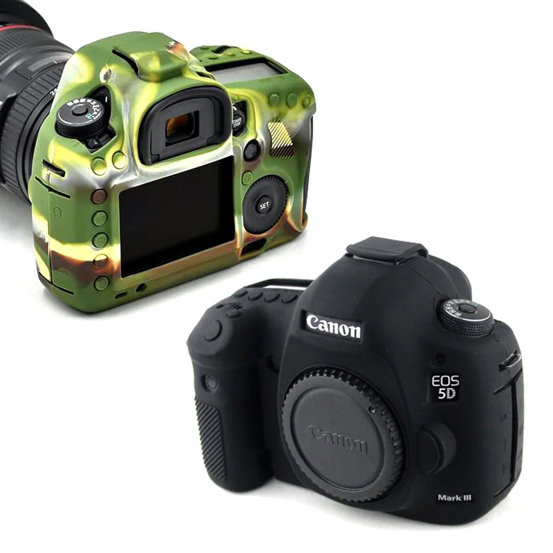 

DSLR Protective Silicone Gel Soft Case Durable Bag For Canon EOS 5D Mark III 5D3 5DSR 5DS / 5D IV 5D4