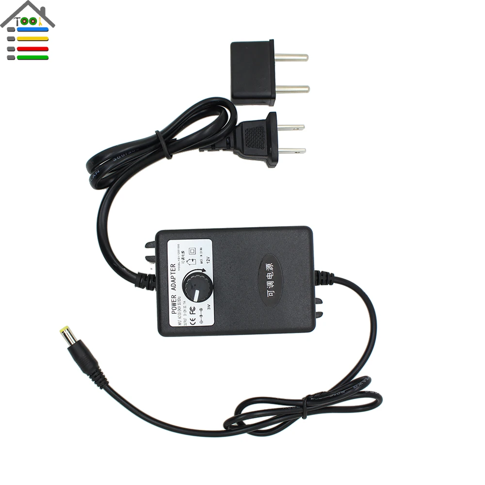 

AC110-220v to DC Adapter 3-12V 1A Adjustable Power Supply Motor Speed Controller with EU Plug For Electric Hand Drill