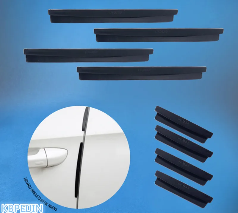 8pcs Car Door Edge Corner Protection Strip Scratch Protector Sticker for Mitsubishi outlander 2016 lancer 10 9 sport accessories |