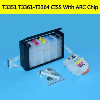 

T3351 T3361 - T3364 ARC Chip Bulk Ink Supply Ciss For EPSON XP-530 XP-630 XP-830 XP-540 XP-640 XP-645 XP-635 XP-900 XP-7100