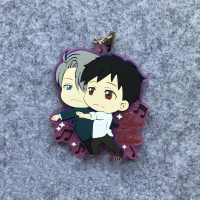 1 шт. llavero Otaku анимация для катания на коньках Yuri On Ice Viktor милая версия брелок