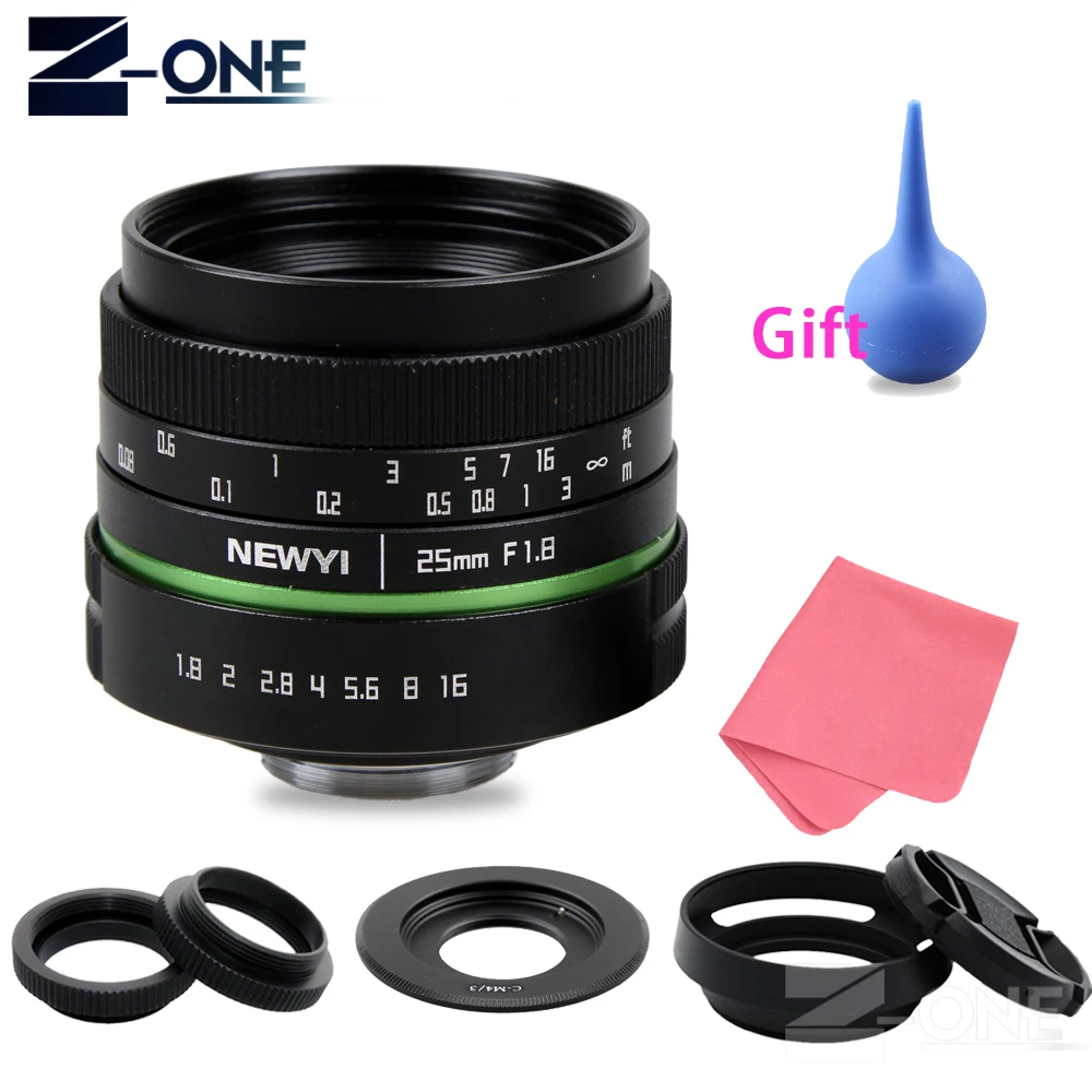 25mm F1.8 APS-C Manual Camera Lens+C Mount Adapter+Macro Rings Kit For Olympus Panasonic Micro 4/3 M4/3 G7 G10 GH3 GH2 GH1 GX1 25mm F1.8 APS-C Manual Camera Lens+C Mount Adapter+Macro Rings Kit For Olympus Panasonic Micro 4/3 M4/3 G7 G10 GH3 GH2 GH1 GX1