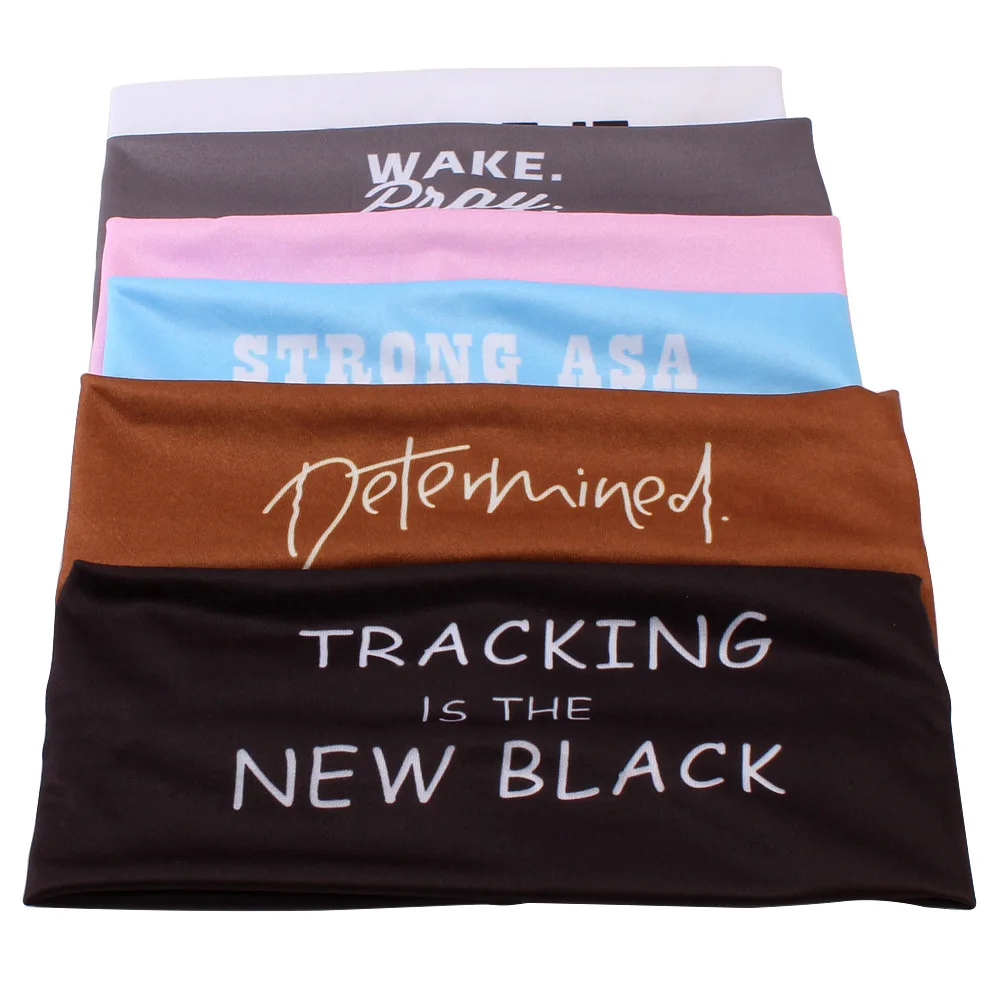 6 Colors Sports Headbands Women Yoga Sweatband Gym Letter Elastic Headband Hair Band Girls Bandana Turban Hair Accessories 6 Colors Sports Headbands Women Yoga Sweatband Gym Letter Elastic Headband Hair Band Girls Bandana Turban Hair Accessories