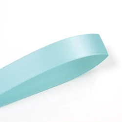 Elegant Blue Double Face Satin Ribbon - 100 Yards for Party & Wedding Decorations, Crafts, and Handmade Roses (Ocean blue 322)
