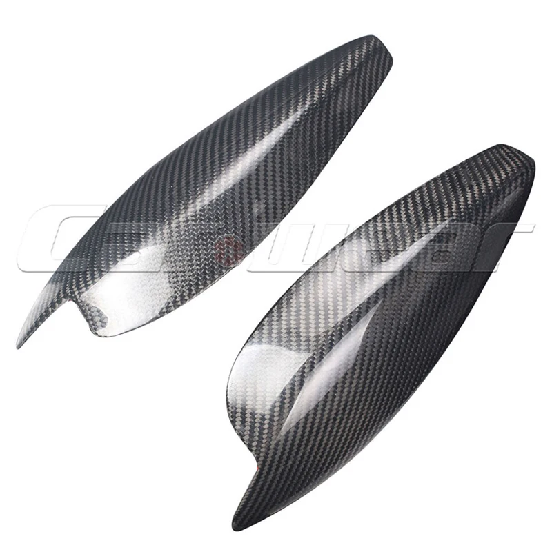 Углерода Волокно передняя фара век бровей для Subaru Impreza 7th 2000 2003|headlight eyelids|carbon