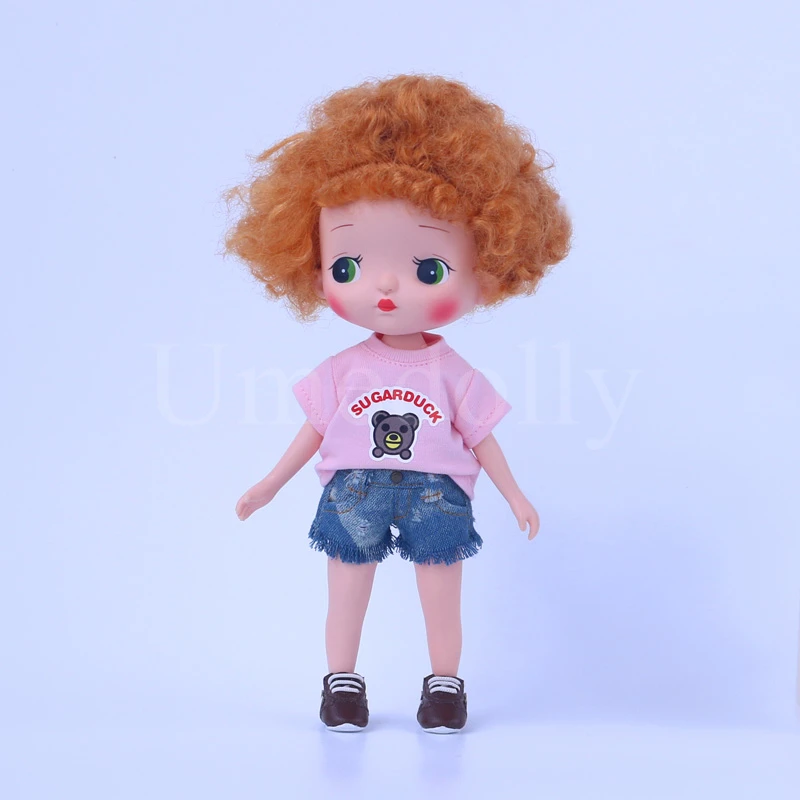 1 шт. ручная работа Holala кукла футболка брюки Outifts для Blyth, средний Blyth, 1/8 BJD, 1/6 BJD, Ixdoll, ob11 аксессуары для одежды