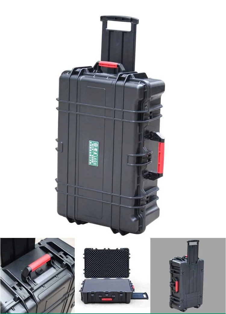 LAOA Safety Instrument Tool Box storage tools Water-proof IP67 Box Instrument And Equip Instore With Draw-Bar With Foam Inside mini tool bag