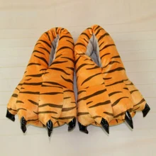 Тапочки Зима Смешные Животных Paw Тапочки Милый Монстр Коготь Тапочки Мультфильм Тапочки Теплые Мягкие Плюшевые Зима Теплая Домашние Тапочки