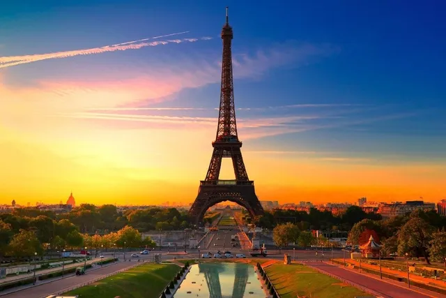 diy frame france famous buildings paris city eiffel tower landscape