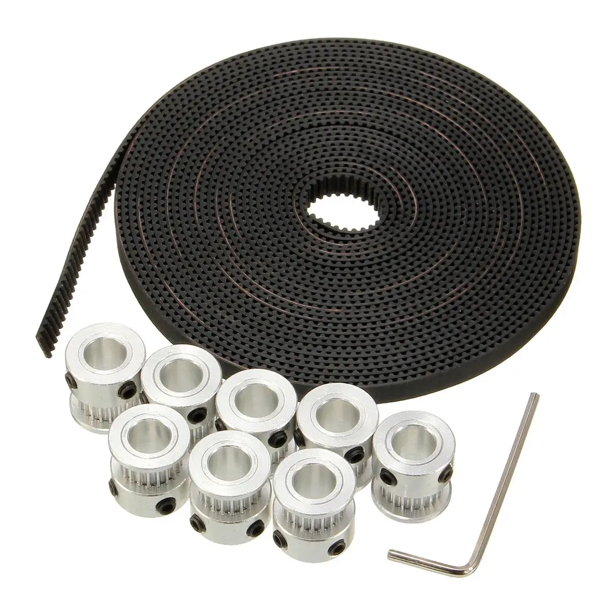 جديد وصول 16 قطع مسامير 8 قطع القطر 8 ملليمتر توقيت gt2 20 طن بكرة و 5 متر حزام لل طابعة reprap مندل 3d بالجملة السعر جديد وصول 16 قطع مسامير 8 قطع القطر 8 ملليمتر توقيت gt2 20 طن بكرة و 5 متر حزام لل طابعة reprap مندل 3d بالجملة السعر