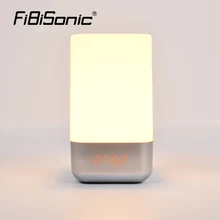 Multi-function alarm clock wake up night light creative home bedroom bedside dimming LED small Digital Table Desktop alarm clock