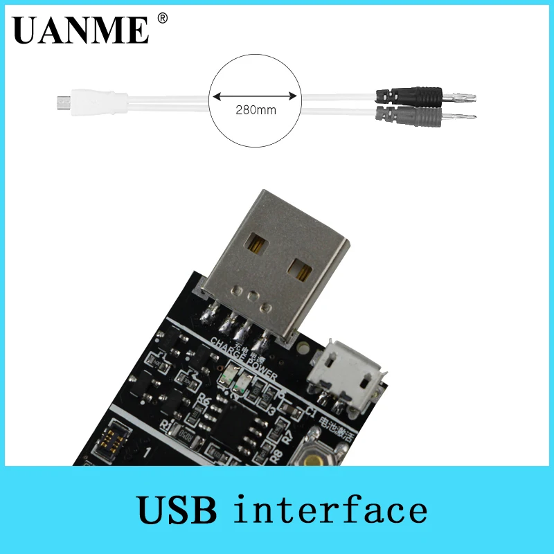 Плата для активации аккумулятора телефона UANME зарядный usb кабель iPhone 4 8X VIVO Huawei