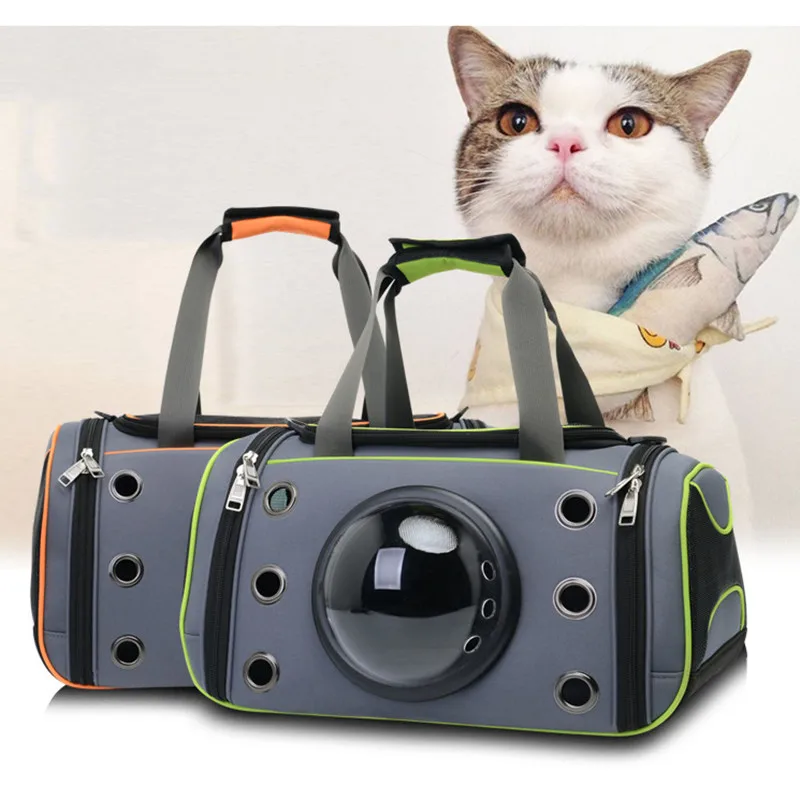 Модная однотонная воздухопроницаемая Сумочка для собак, для путешествий на открытом воздухе, складные слинги, сумка для маленьких собак, кошек PB746