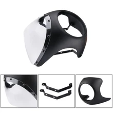 Мотоцикл средства ухода за кожей " Кафе фара гонщика обтекателя экран лобовое стекло крышка тонкой