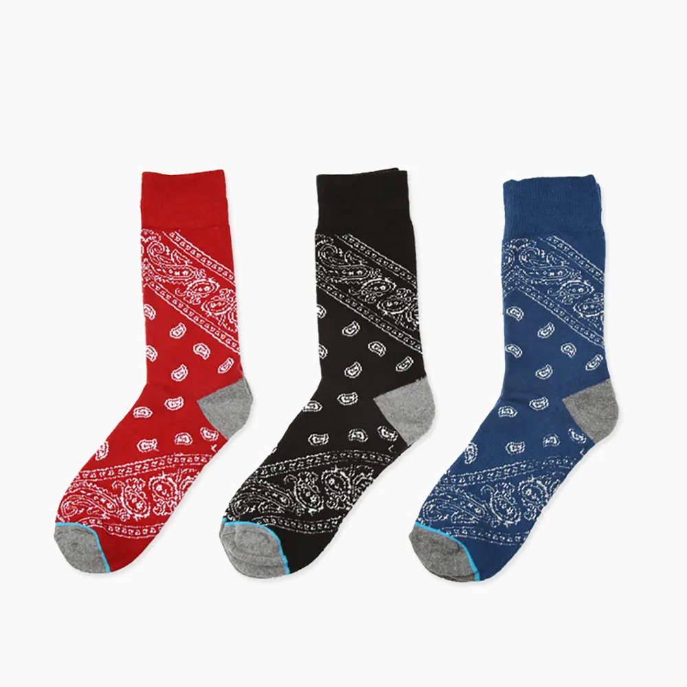 

1 Pair Men Print Colorful Cotton Socks Anti-Bacterial Road Bicycle Socks Running Cycling Compression Outdoor Sport Socks S10 SE7